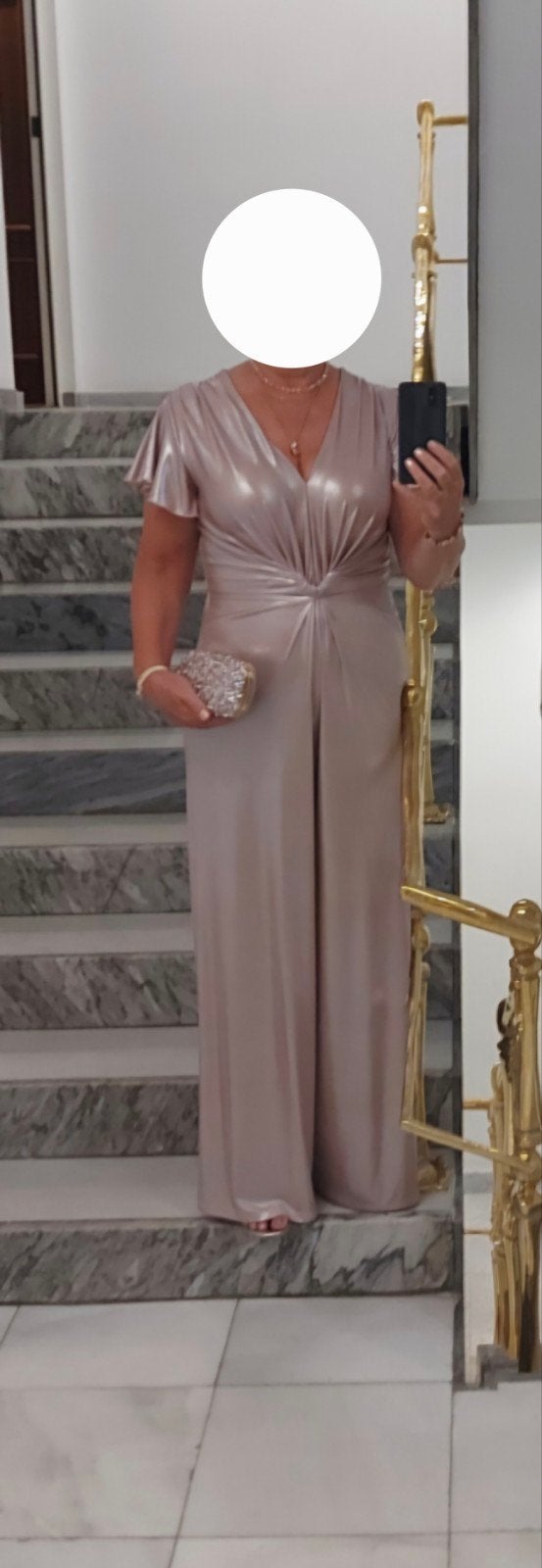 Rinascimento Jumpsuit XL - Elegante feestelijke outfit, Overige typen, Ophalen of Verzenden, Zo goed als nieuw, Roze