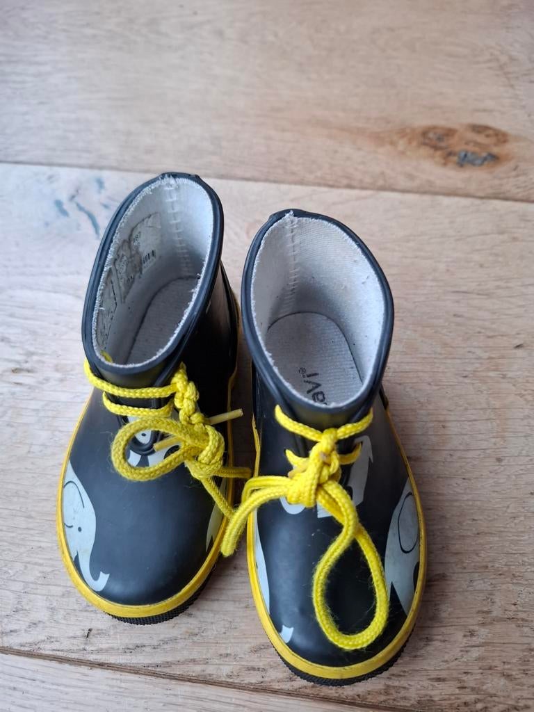 Celavi regenlaarsjes maat 23 blauw met olifantjes, Kinderen en Baby's, Kinderkleding | Schoenen en Sokken, Gebruikt, Jongen of Meisje