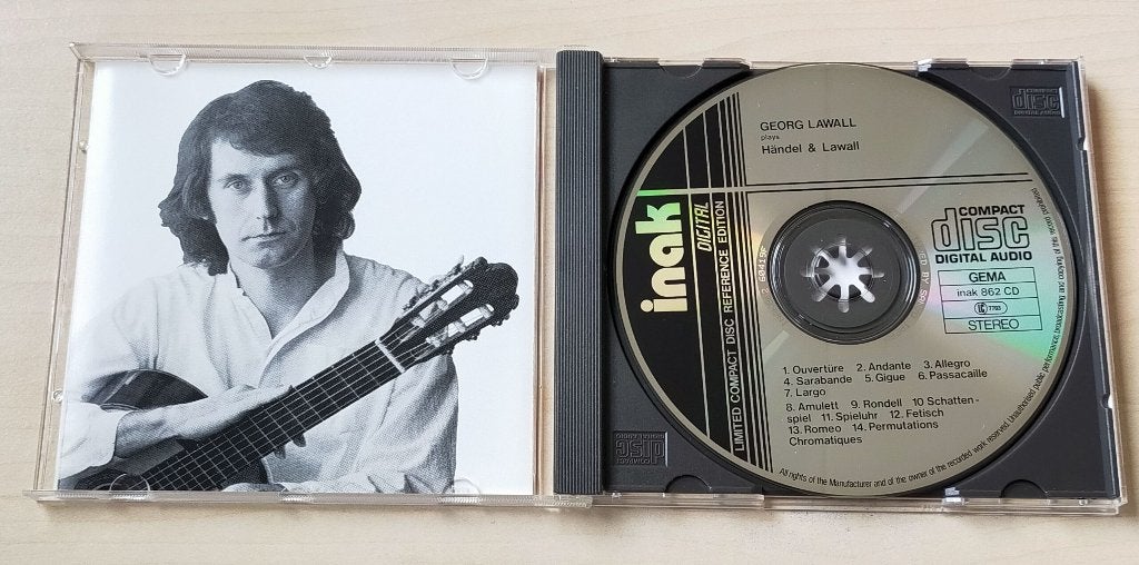 Lawall Plays Handel & Lawall CD 1986 Japan/EU, Ophalen of Verzenden, Classicisme, Zo goed als nieuw, Overige typen