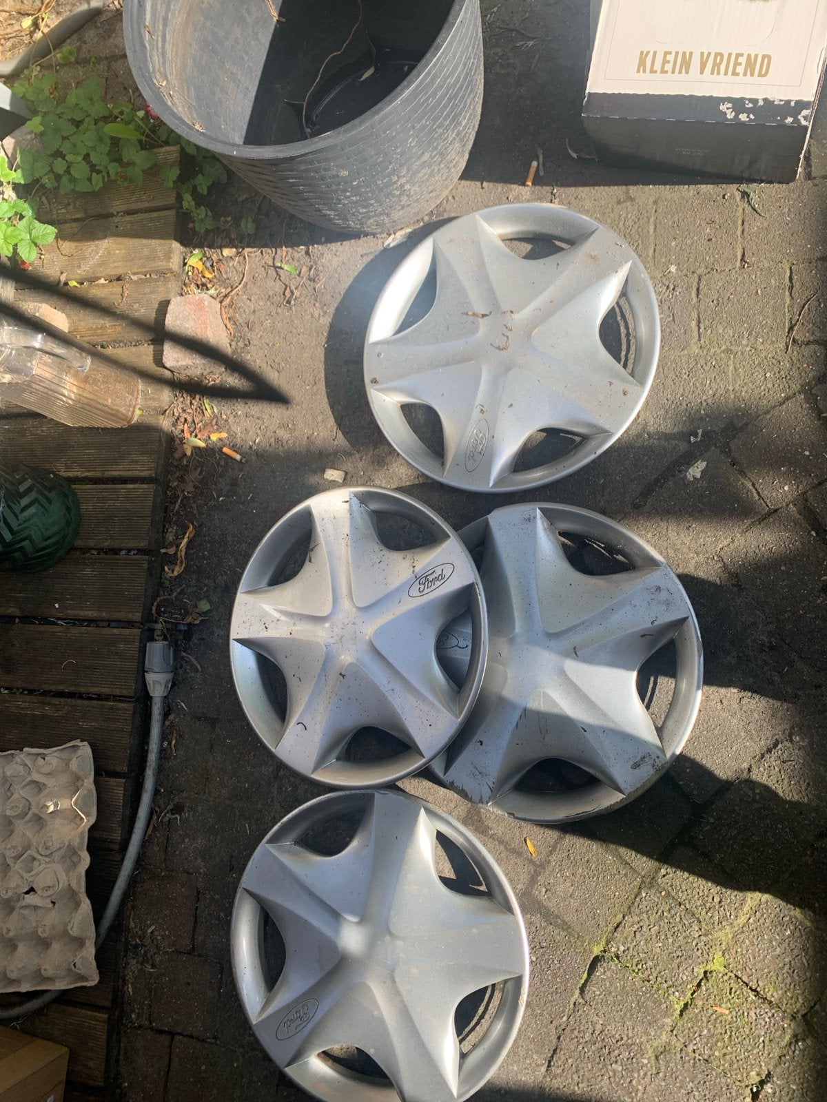Wieldoppen Ford 13 inch - Set van 4, Auto diversen, Wieldoppen, Gebruikt, Ophalen