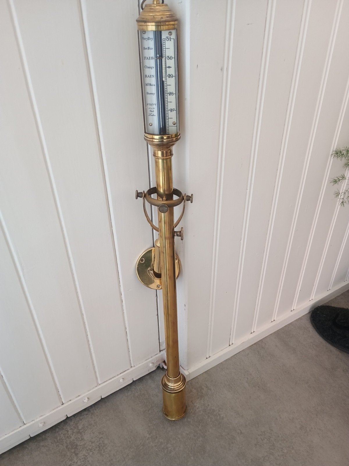 Messing Scheepsbarometer - Perfect Werkend, Ophalen, Zo goed als nieuw, Barometer