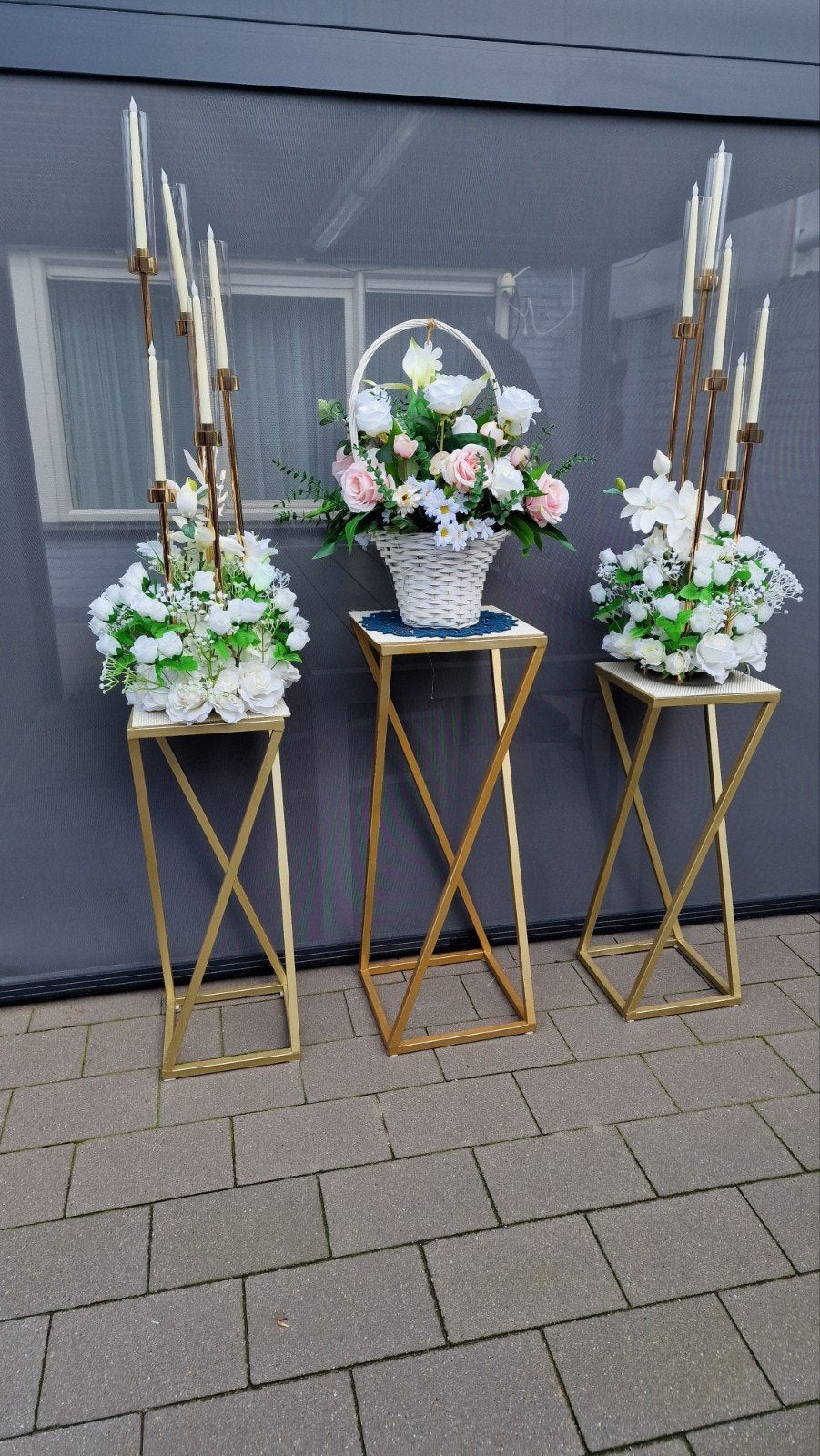 kandelaars  lantaren pillaren trouwduiven kooi, 100 cm, Overige merken, Nieuw, Ophalen of Verzenden