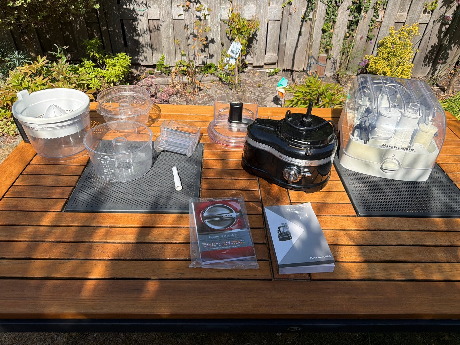 KitchenAid Artisan Foodprocessor 4L - Zwart, Ophalen, 4 liter of meer, Nieuw, 3 snelheden of meer