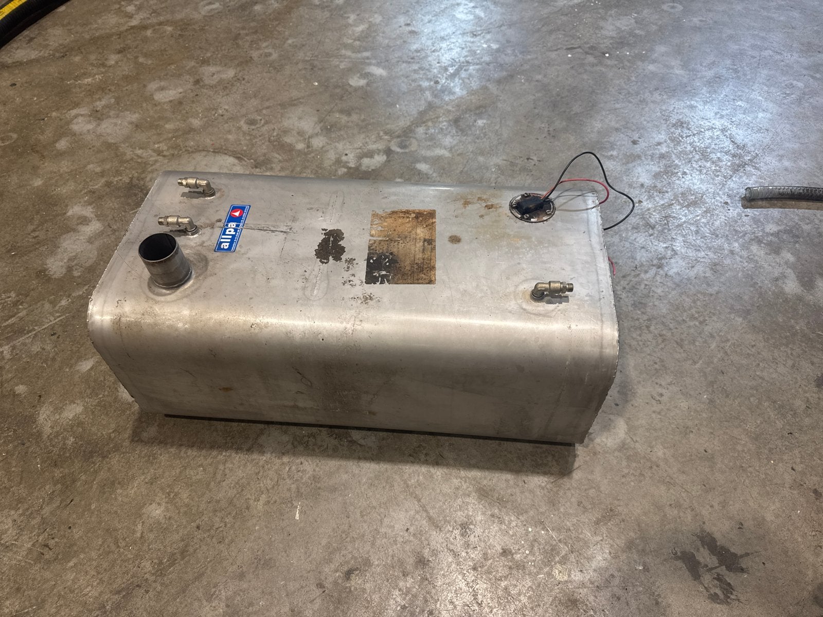 Allpa aluminium tank 60 liter - Zeer goede staat, Ophalen, Zo goed als nieuw, Motor en Techniek