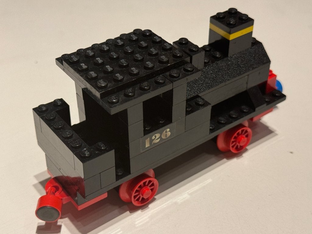 LEGO - Set 126 - Trains - Steam Locomotive (Push) (1970), Lego, Ophalen of Verzenden, Zo goed als nieuw, LEGOLAND