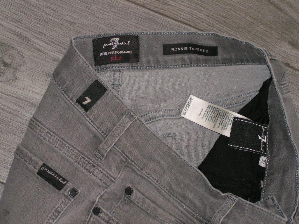 7 FOR ALL MANKIND RONNIE TAPERED spijkerbroek,Mt 31,L30, 7 For All Mankind, Tweedehands, Tweedehands, 7 for all mankind