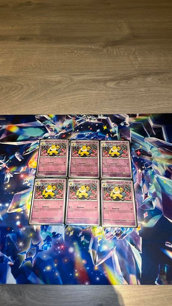 6X Hypno 017/064 Reverse Holo, Ophalen of Verzenden, Zo goed als nieuw