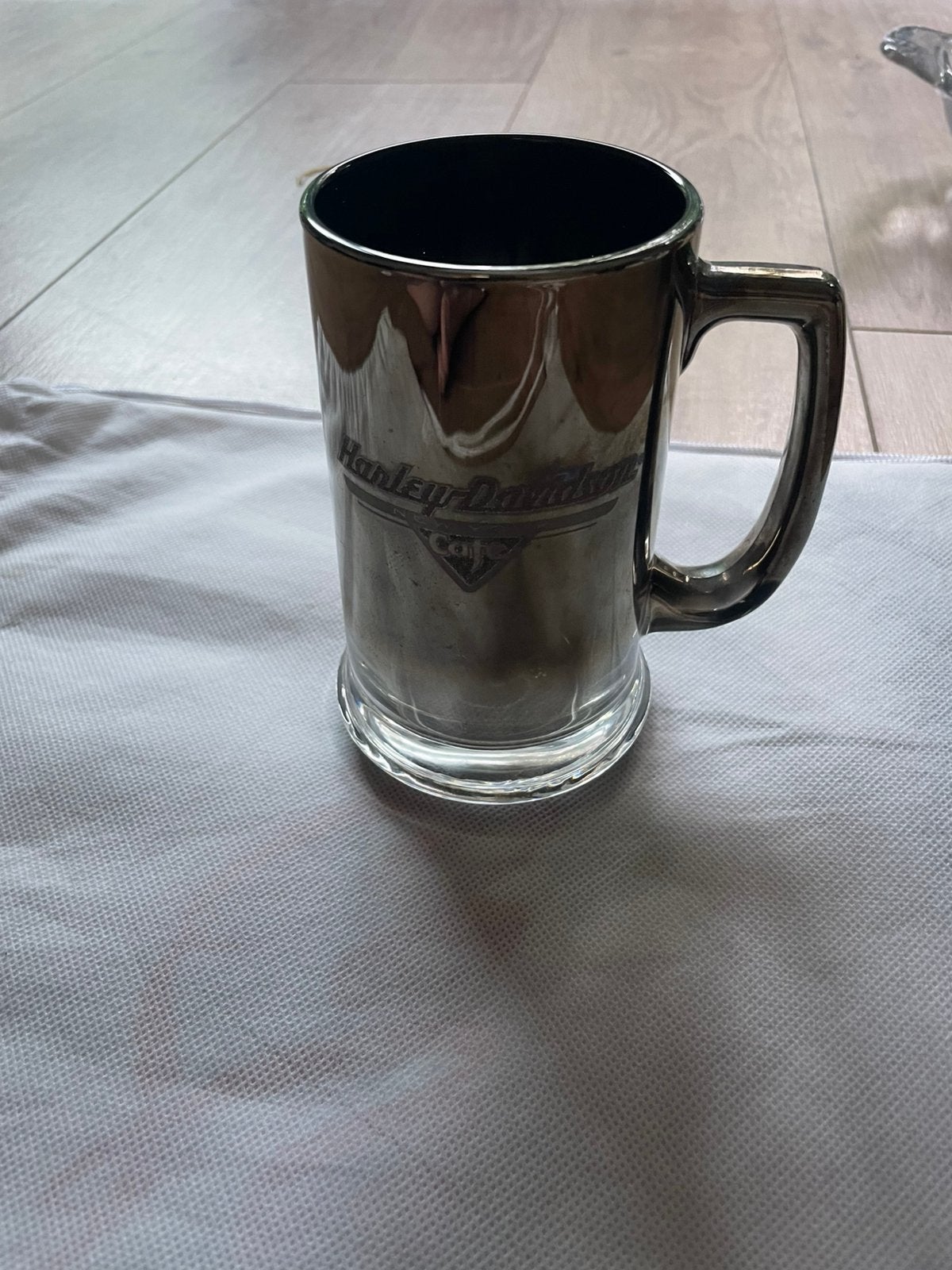 Harley Davidson bierglas coca cola glas, Ophalen of Verzenden, Nieuw, Bierglas