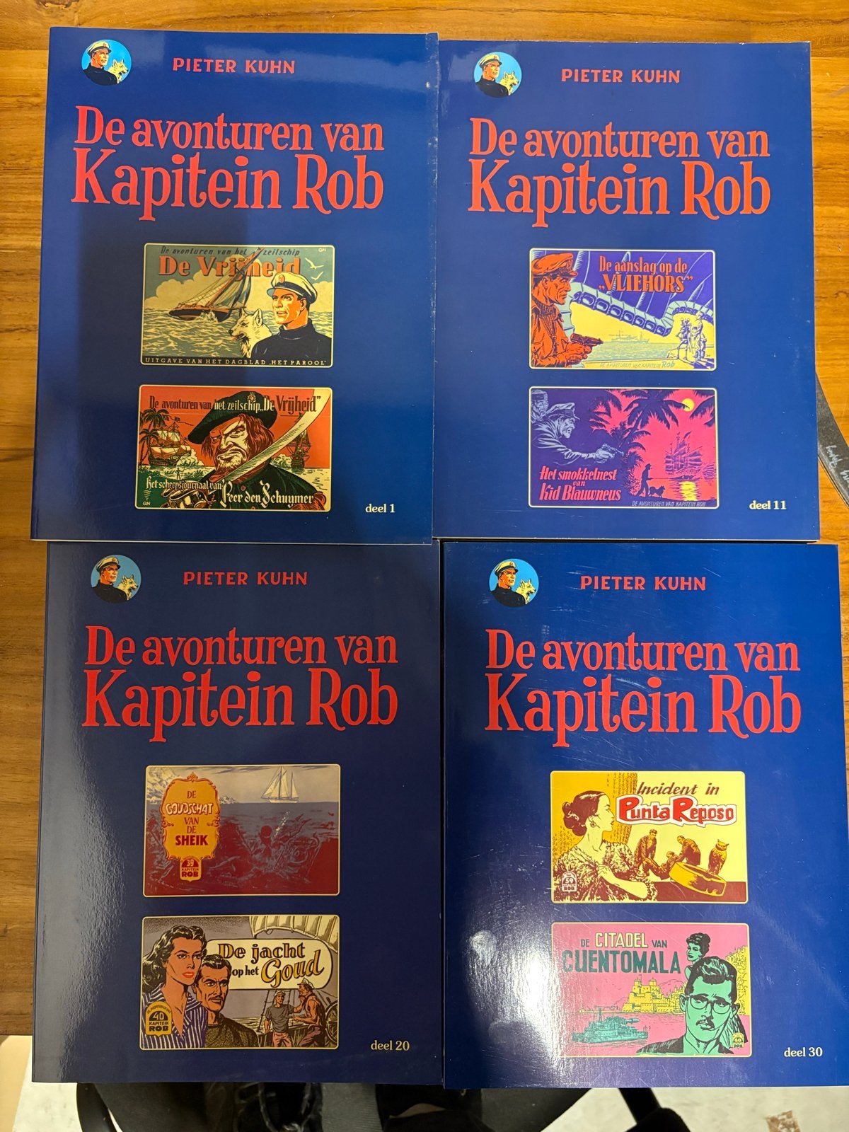 De Avonturen van Kapitein Rob - Deel 1 t/m 40, Boeken, Meerdere stripboeken, Ophalen of Verzenden, Gelezen