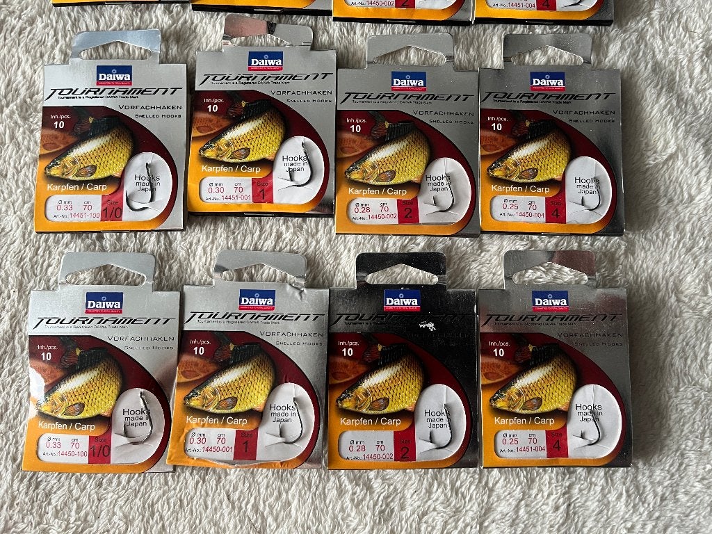 adv 467 / NIEUW set 12 onderlijnboekjes DAIWA, Ophalen of Verzenden, Nieuw, Haak