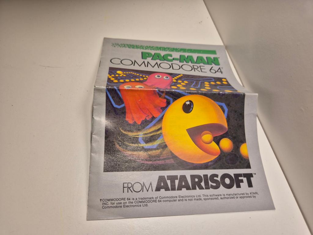 Boekje van Pac-Man PacMan Commodore 64, Computers en Software, Vintage Computers, Ophalen of Verzenden