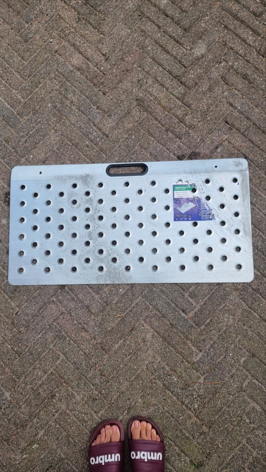 drempelhulp 78 cm breed 3-7 hoog, Ophalen