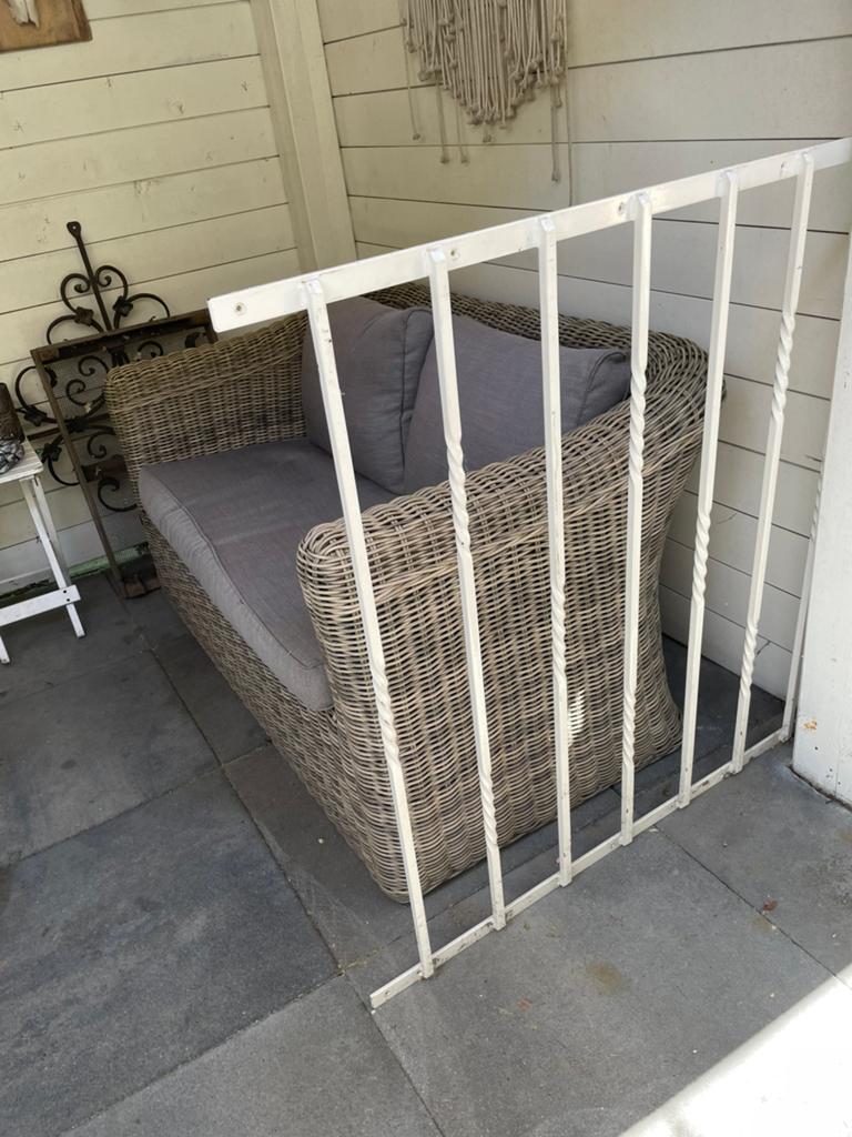 Leuk zwaar wit gietijzer rek, Tuin en Terras, Ophalen