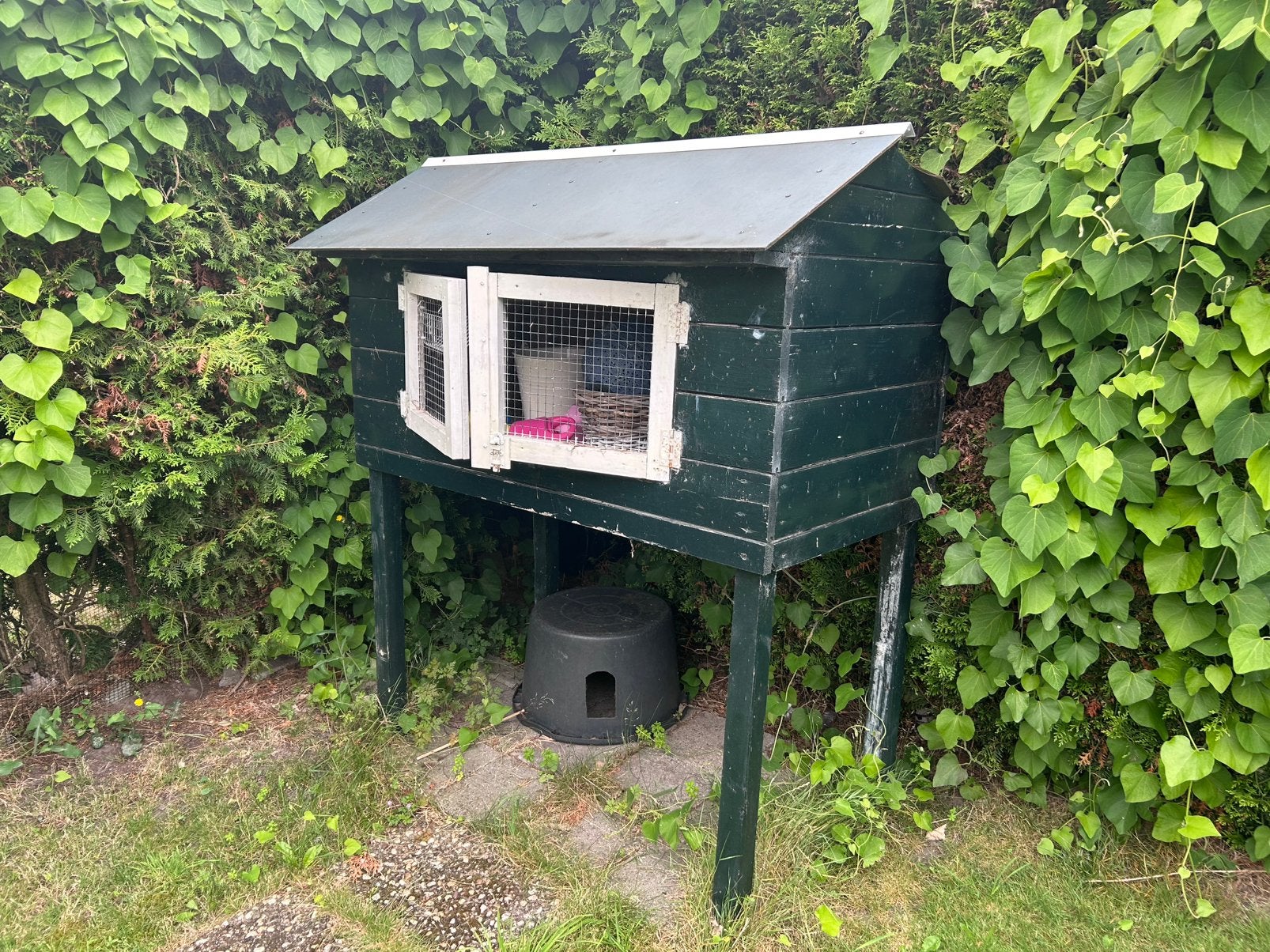 Konijnenhok, Dieren en Toebehoren, Pluimvee | Toebehoren, Ophalen, Gebruikt, Overige typen