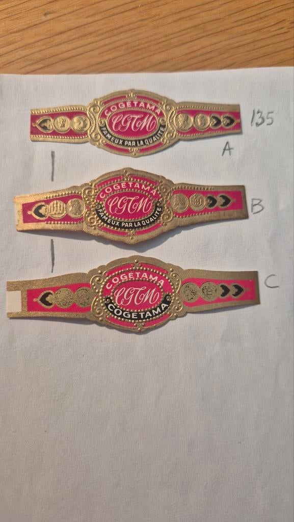 Sigarenbanden, Ophalen, Zo goed als nieuw, Sigarenbandjes