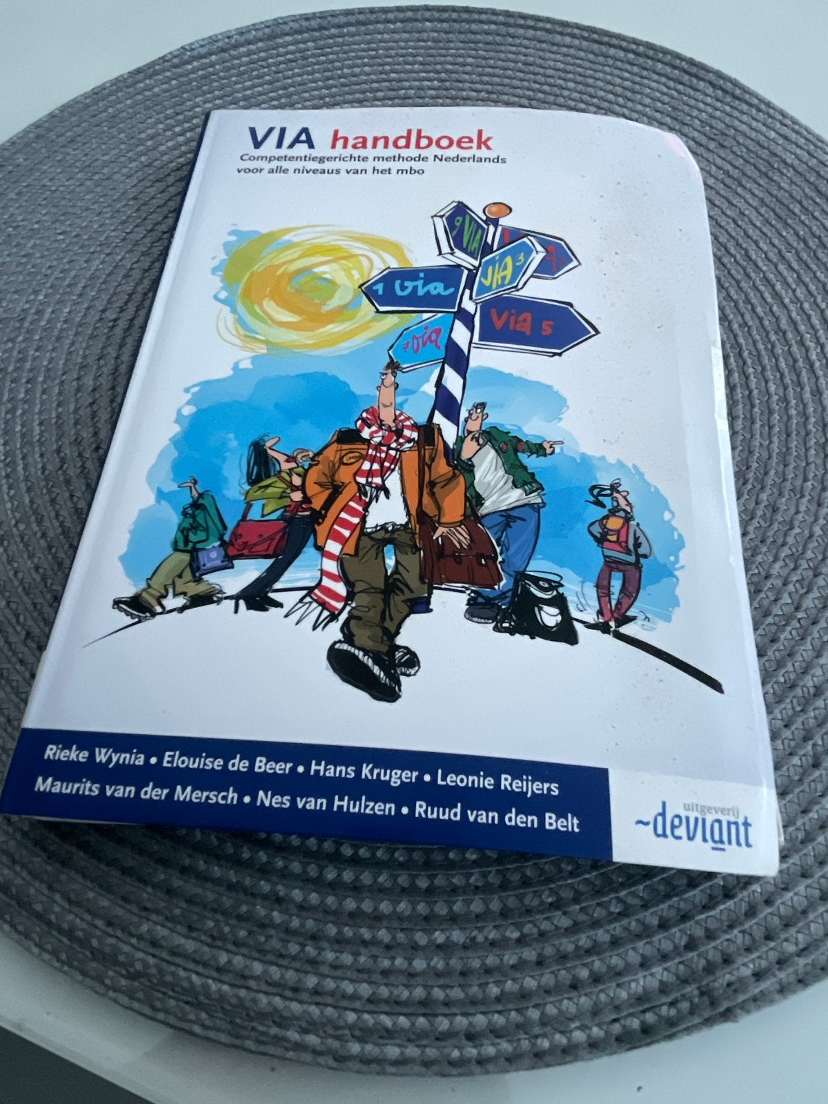 VIA handboek Nederlands MBO - Competentiegericht, Boeken, Verzenden, Alpha, Zo goed als nieuw, MBO