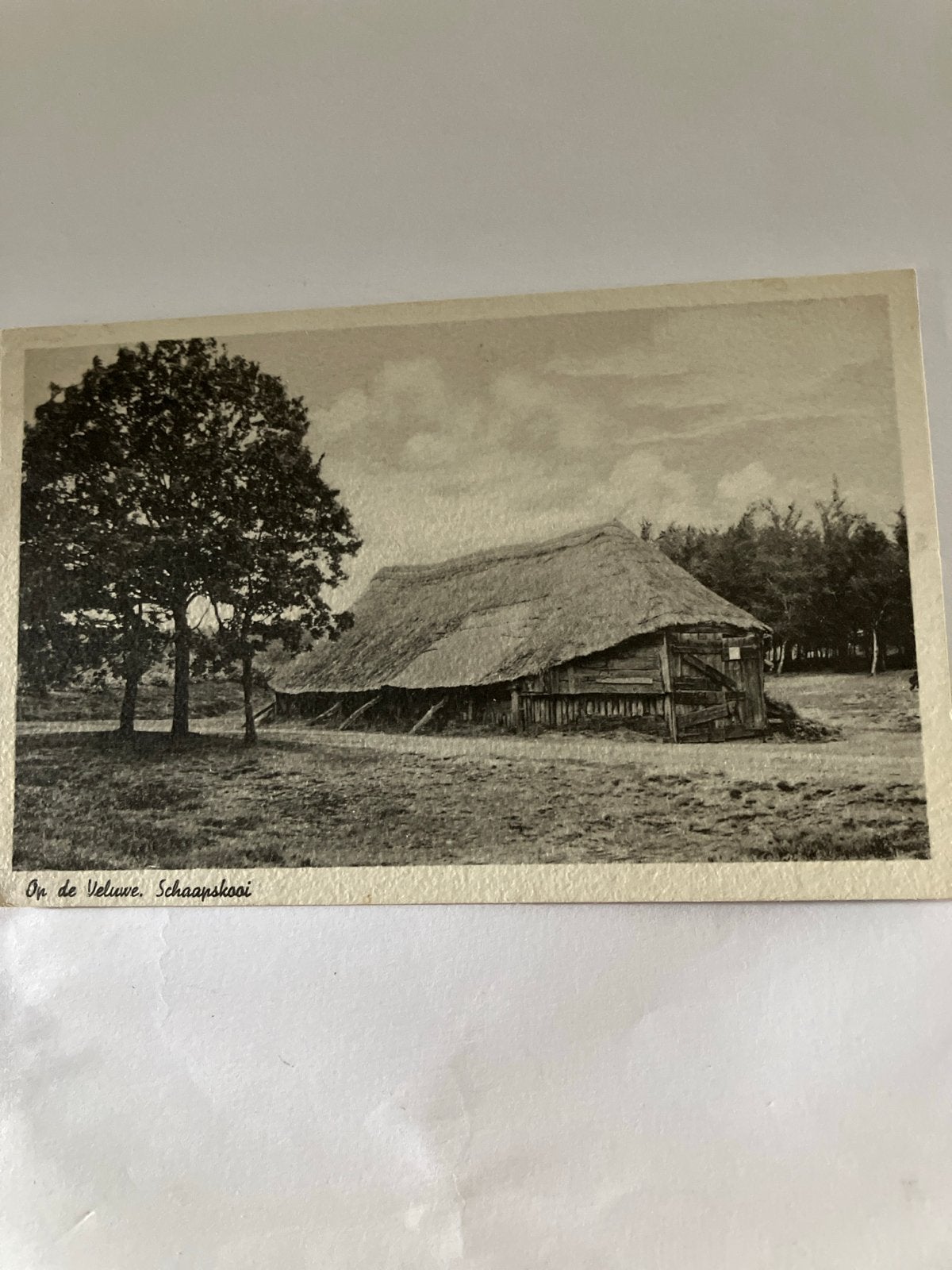 Oude Ansichtkaart Veluwe Schaapskooi - Gelopen 1942, Ophalen of Verzenden, 1940 tot 1960, Gelopen, Gelderland
