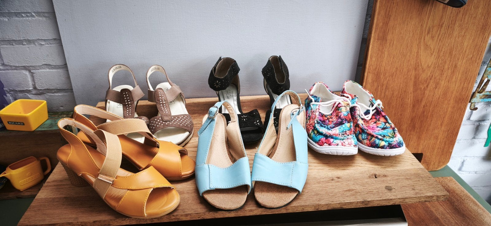Diverse Dames Schoenen, Zwart, Diverse, Gedragen, Sandalen of Muiltjes