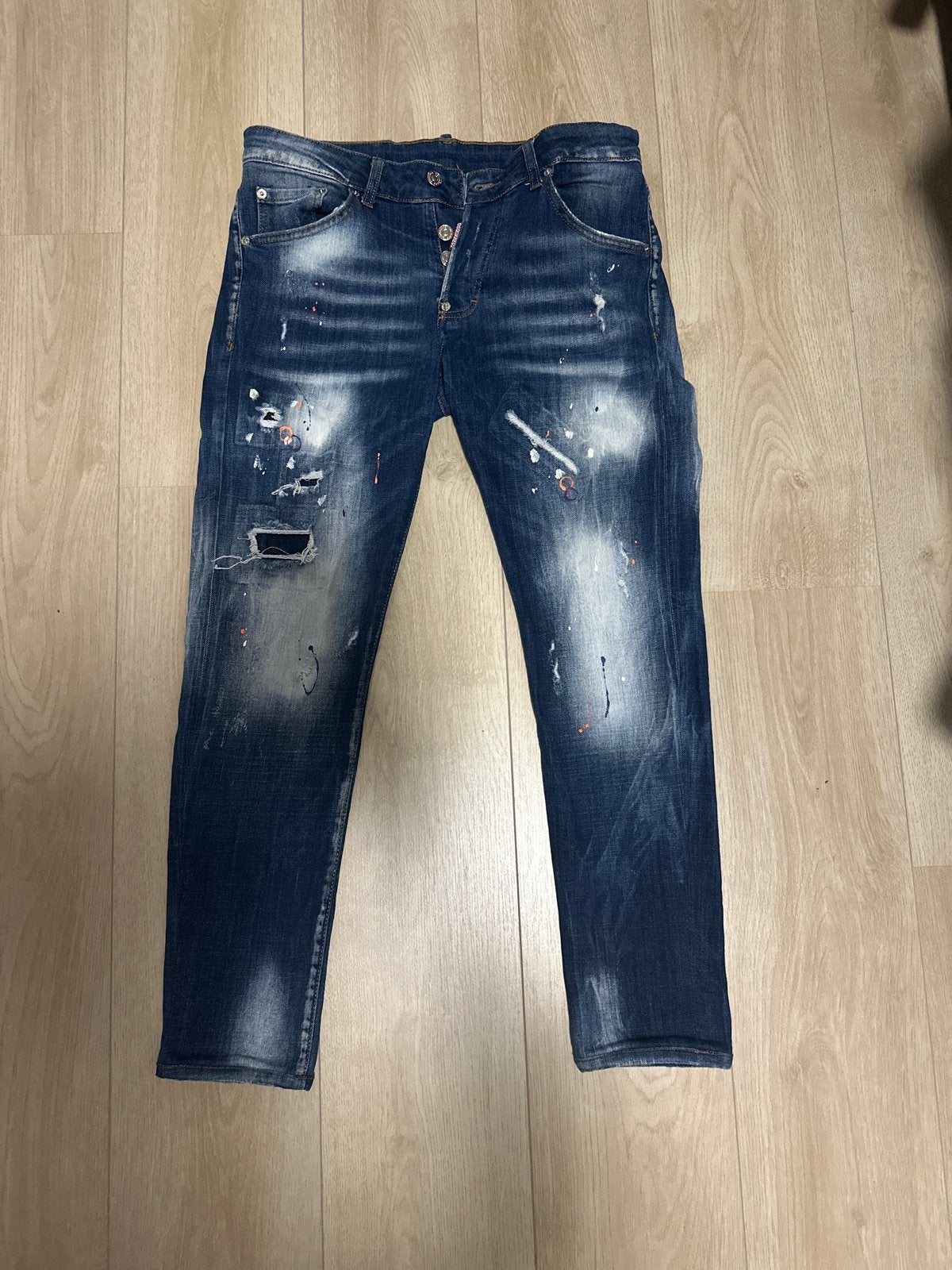 Dsquared2 Jeans - Zo goed als nieuw, Verzenden, Zo goed als nieuw, Blauw, W33 - W34 (confectie 48/50)