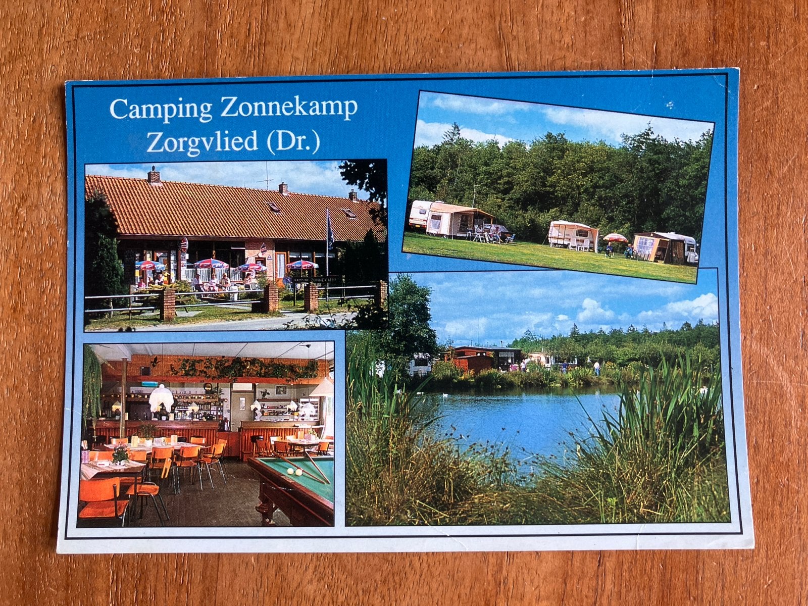 Camping Zonnekamp Zorgvlied (Dr.) 1991, Ophalen of Verzenden, 1980 tot heden, Gelopen, Drenthe
