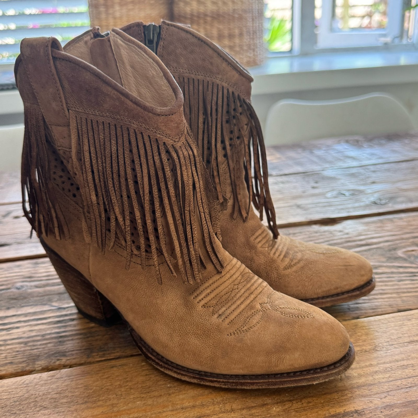Sendra enkellaarsjes maat 37 in fantastische staat!, Ophalen of Verzenden, Zo goed als nieuw, Bruin