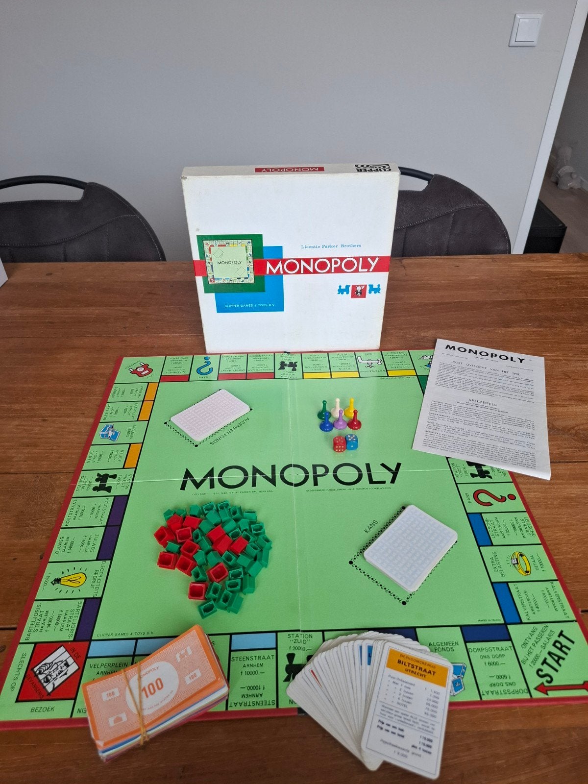 Monopoly Bordspel - Complete Vintage Editie, Hobby en Vrije tijd, Een of twee spelers, Ophalen of Verzenden, Zo goed als nieuw