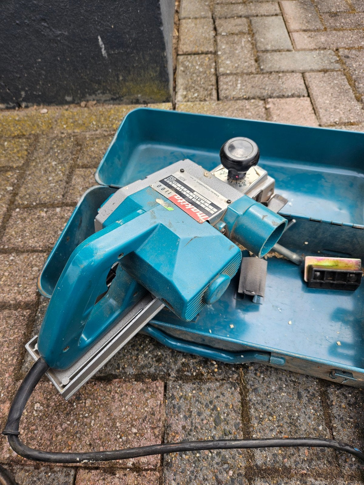 makita 1100 schaafmachine, Ophalen, Gebruikt