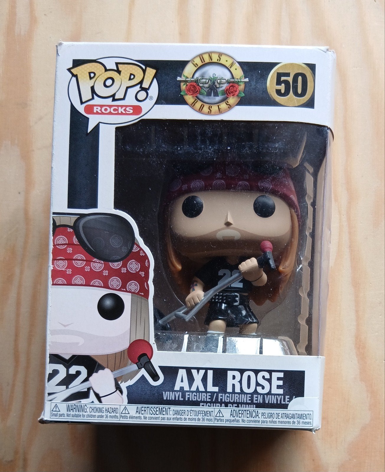 50 Axl Rose Guns N Roses Funko Pop Rocks, Ophalen of Verzenden, Zo goed als nieuw