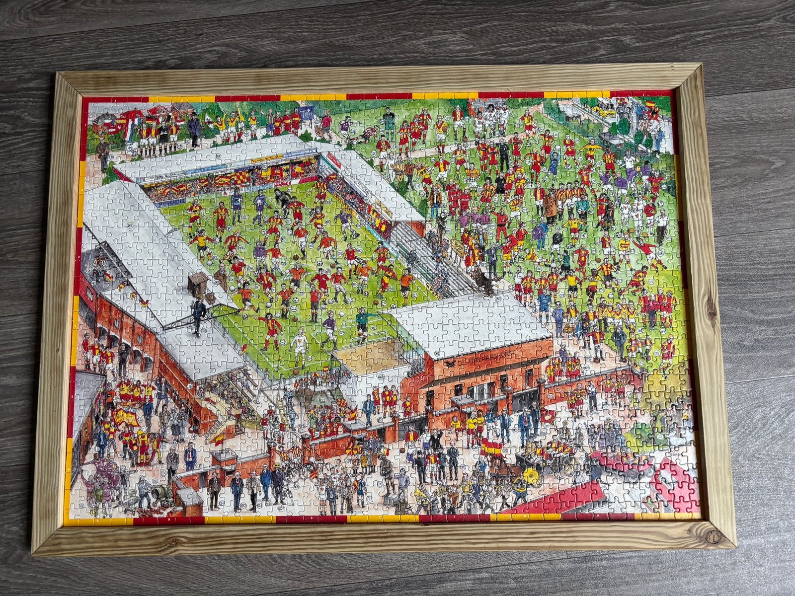 Go Ahead Eagles puzzel in lijst, Ophalen, 500 t/m 1500 stukjes, Zo goed als nieuw, Legpuzzel