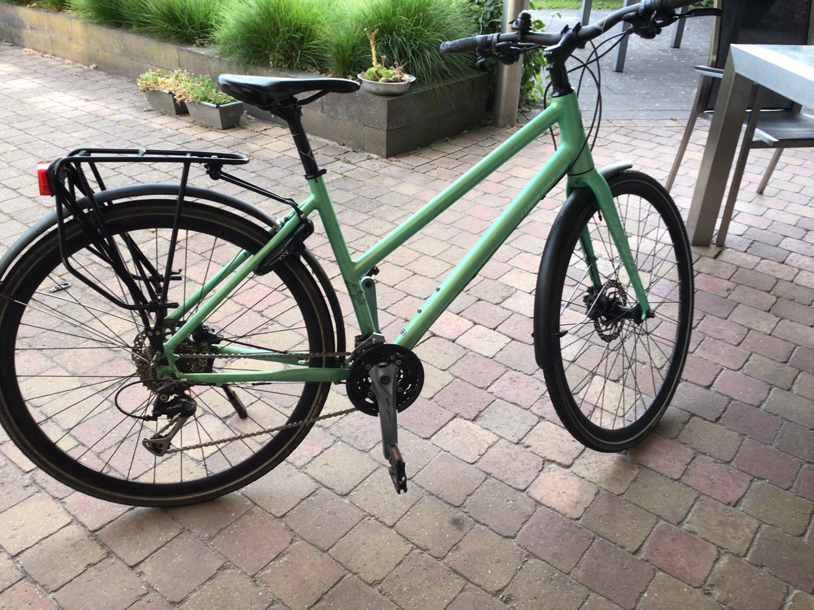 Damesfiiets Merida 24 versnellingen, Fietsen en Brommers, 28 inch, Gebruikt, Schijfrem, Ophalen