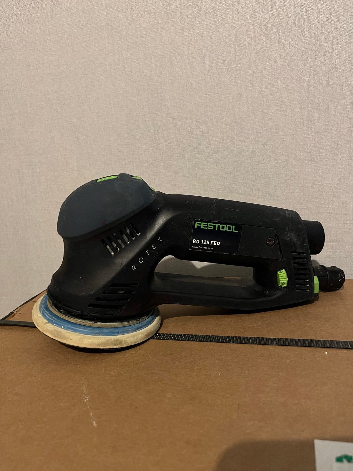 Festool RO 125 FEQ Rotex, Ophalen, Gebruikt, Minder dan 600 watt, Excentrische schuurmachine