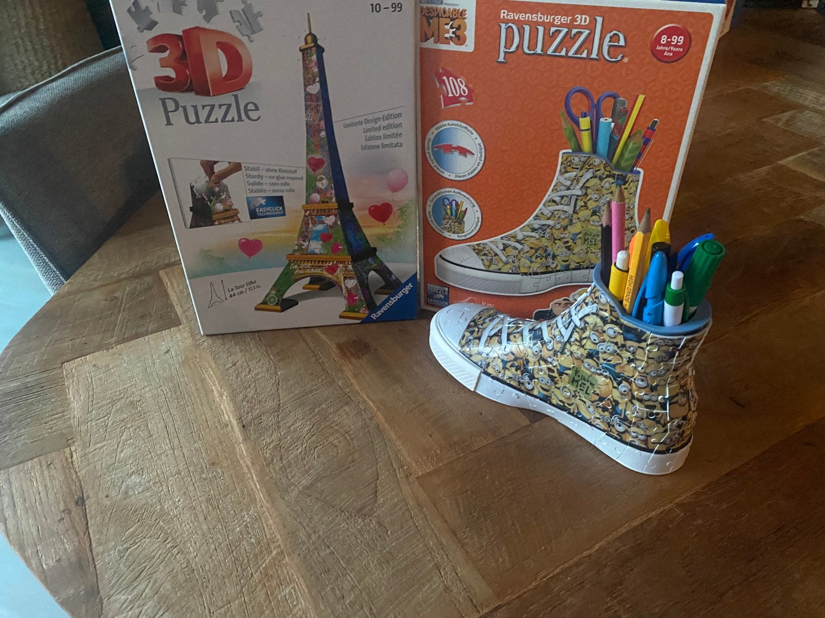 Twee 3D puzzels, Ophalen of Verzenden, Zo goed als nieuw, Versiering, Halloween of Griezel