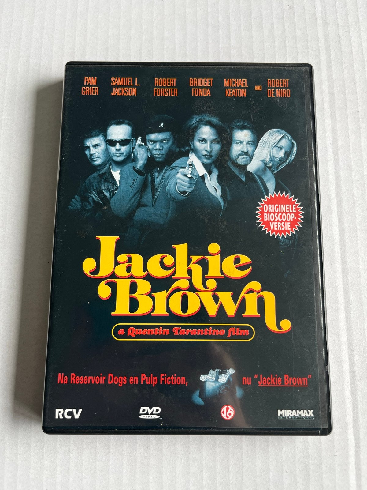Jackie Brown DVD - Quentin Tarantino Film, Vanaf 16 jaar, Ophalen of Verzenden, Gebruikt, Maffia en Misdaad
