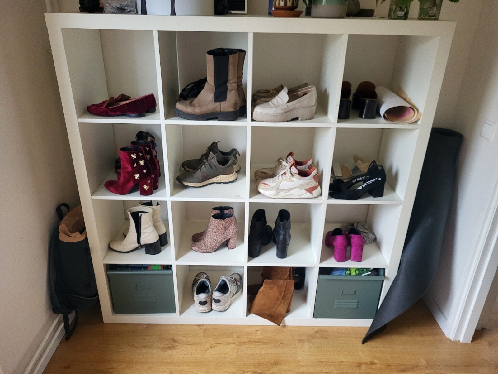 Ikea vakkenkast wit, Ophalen, Gebruikt