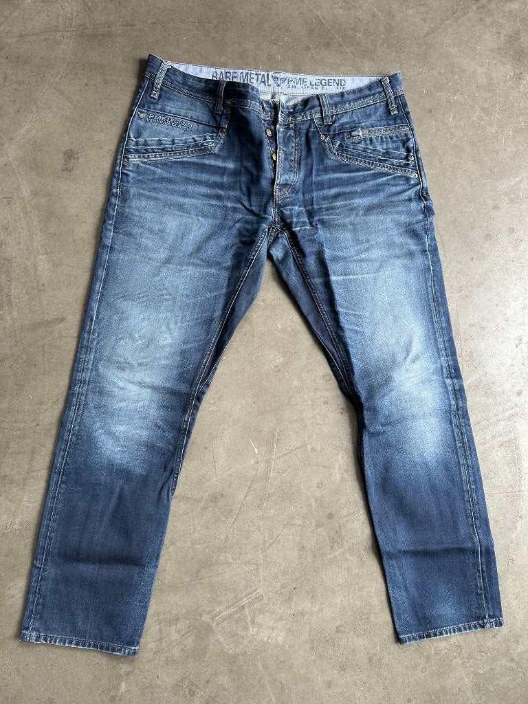 PME Legend - Bare Metal - 38/34 - goede staat - blauw, W36 - W38 (confectie 52/54), Blauw, Ophalen of Verzenden, Pme Legend