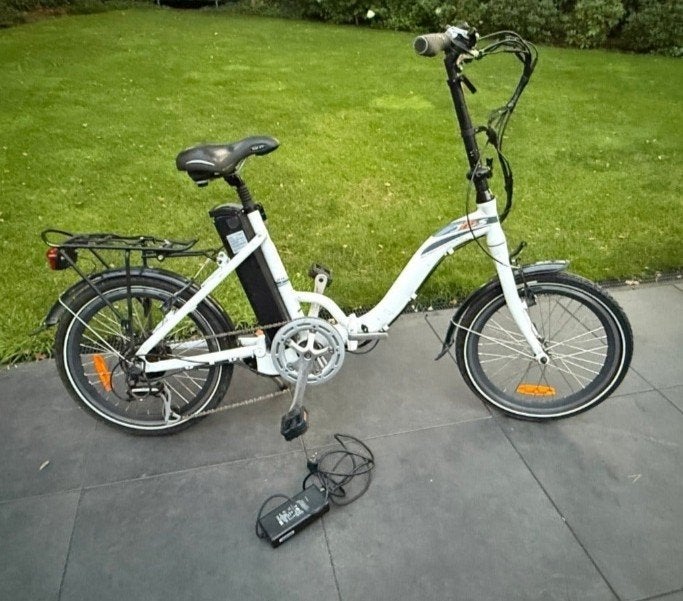 Elektrische Vouwfiets/ Campingfiets in Nette Staat, Ophalen of Verzenden, Zo goed als nieuw, 20 inch of meer