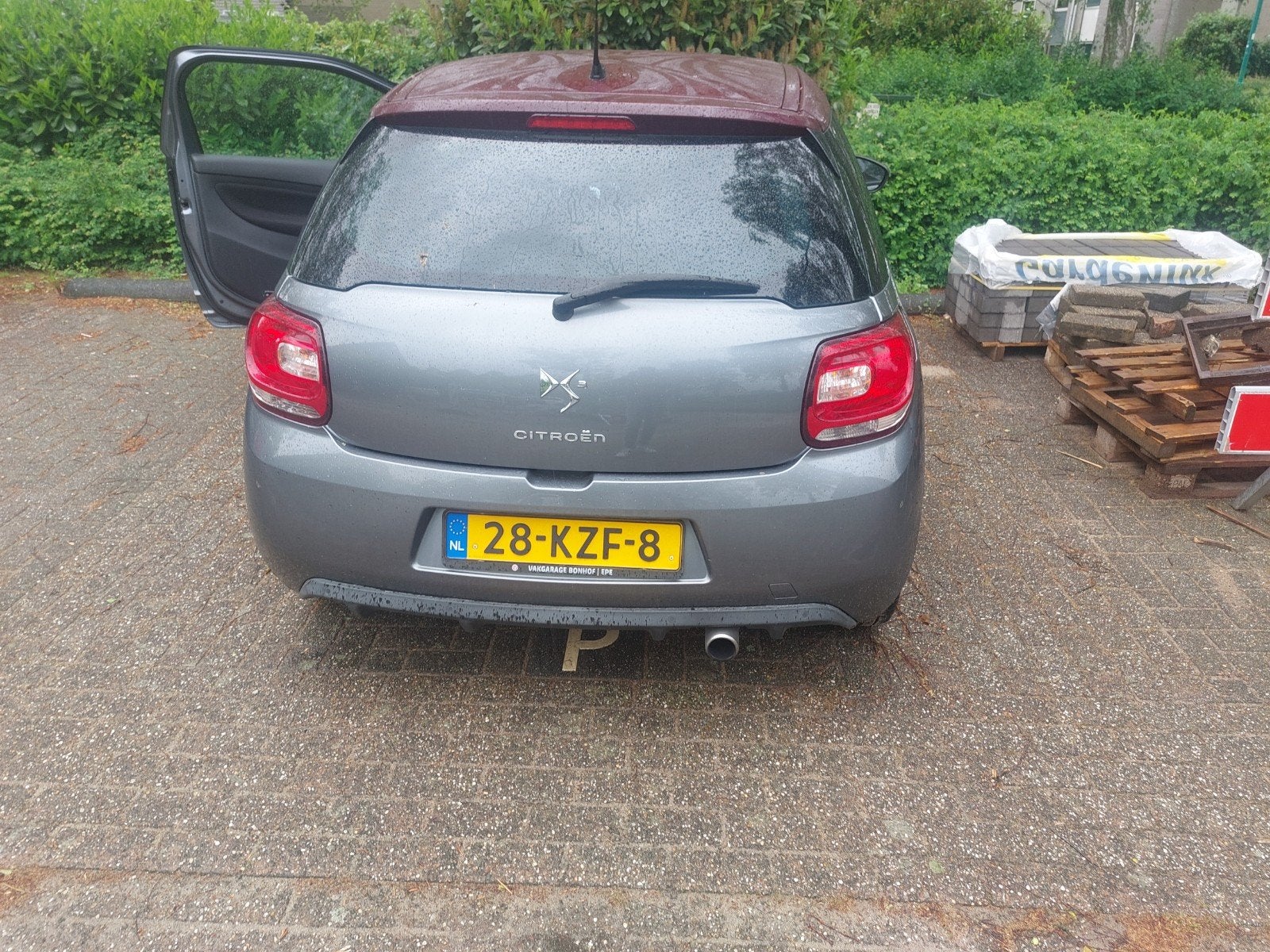 Citroën DS3 1.6 VTI 88KW 2010 Grijs, Voorwielaandrijving, Euro 5, Stof, 40 €/maand