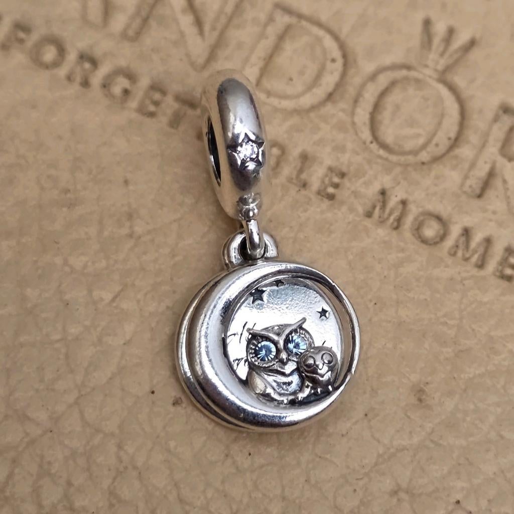 Pandora uiltjes hanger, Ophalen of Verzenden, Nieuw, Zilver, Pandora