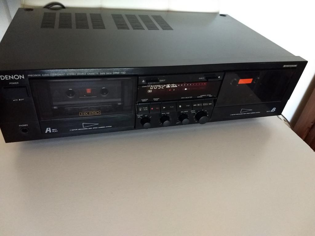Goede Denon dubbele Cassettedeck DRW-750, Audio, Tv en Foto, Cassettedecks, Ophalen, Denon, Tiptoetsen