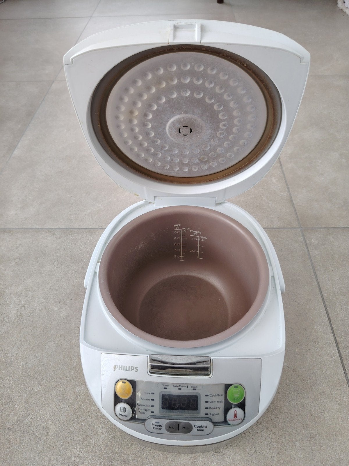Philips Multicooker/Rijstkoker 5L - Automatische Programma's, Witgoed en Apparatuur, Rijstkokers, Ophalen of Verzenden