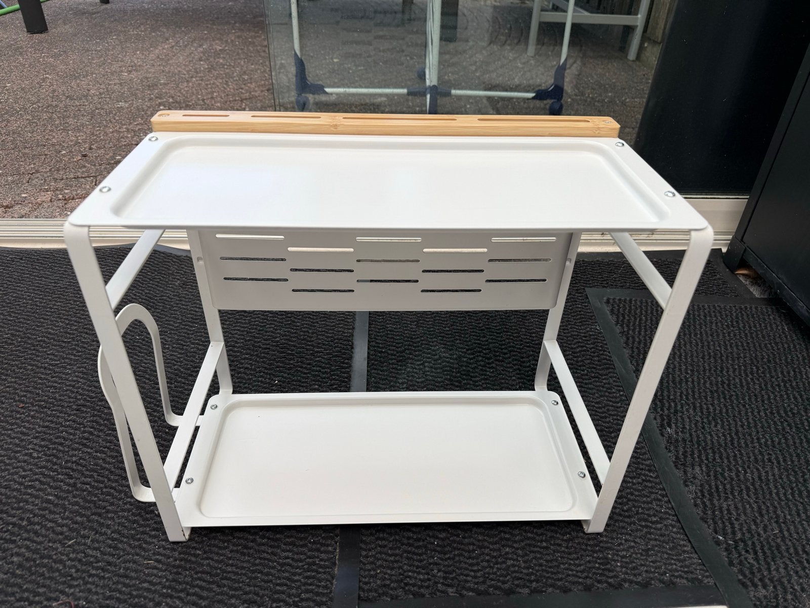 Witte keuken rek IKEA, Ophalen, Gebruikt, Keukentrolley, Metaal