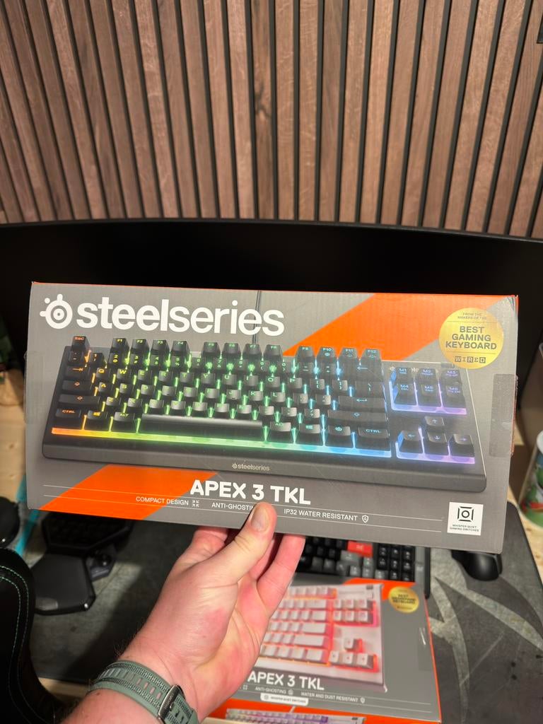 SteelSeries APEX 3 Zwart / z.g.a.n., Ophalen of Verzenden, Zo goed als nieuw