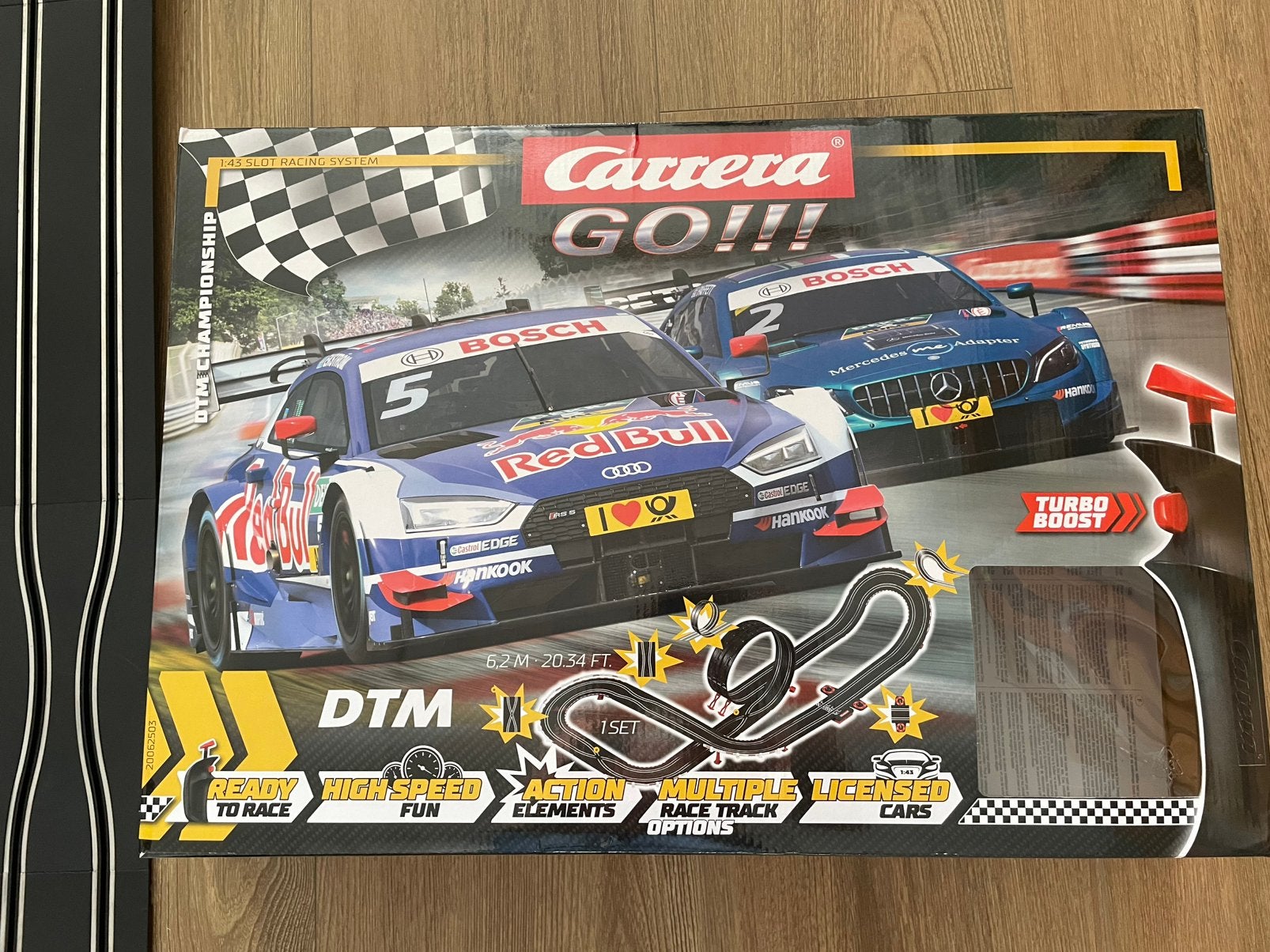 Carrera GO. DTM championship racebaan., Kinderen en Baby's, Speelgoed | Racebanen, Ophalen, Zo goed als nieuw, Elektrisch, Carrera