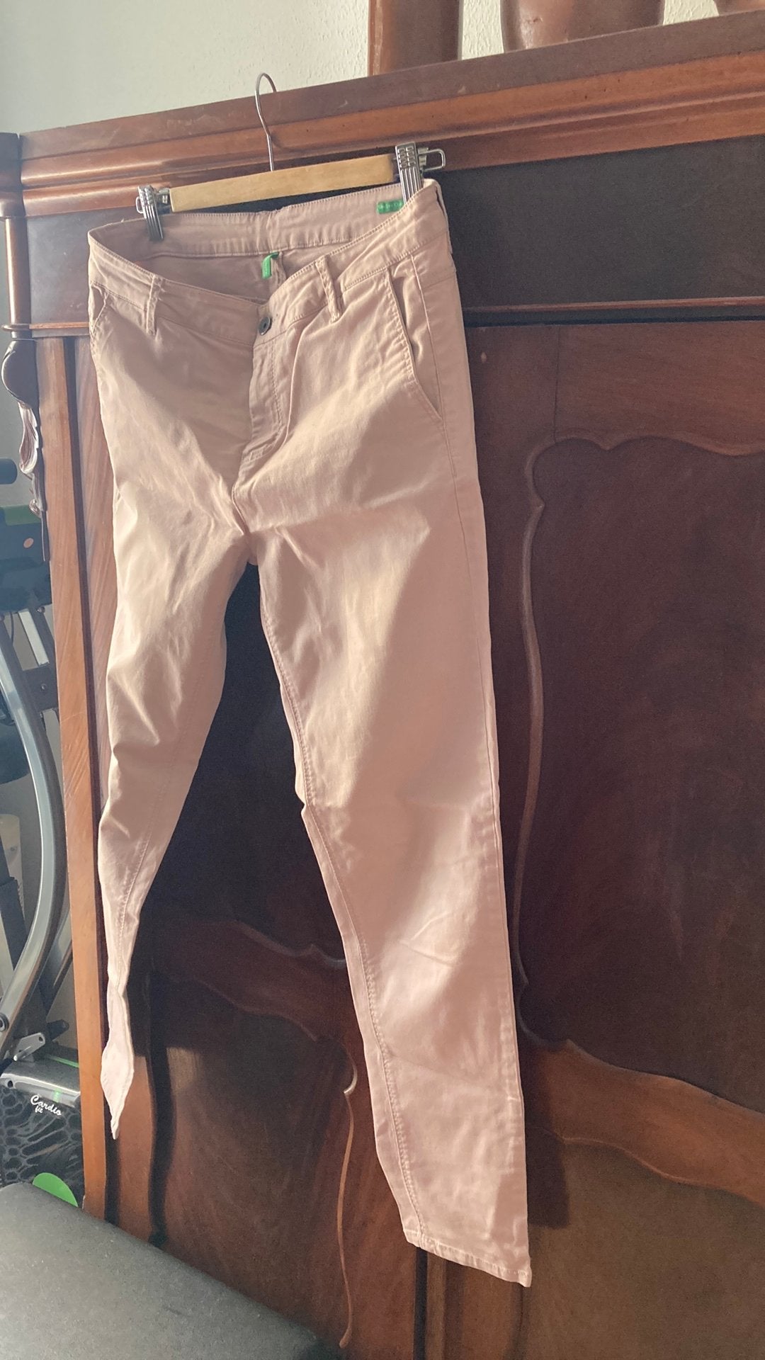 Jeans Benneton roze 40, Ophalen of Verzenden, Zo goed als nieuw, Overige kleuren, W30 - W32 (confectie 38/40)