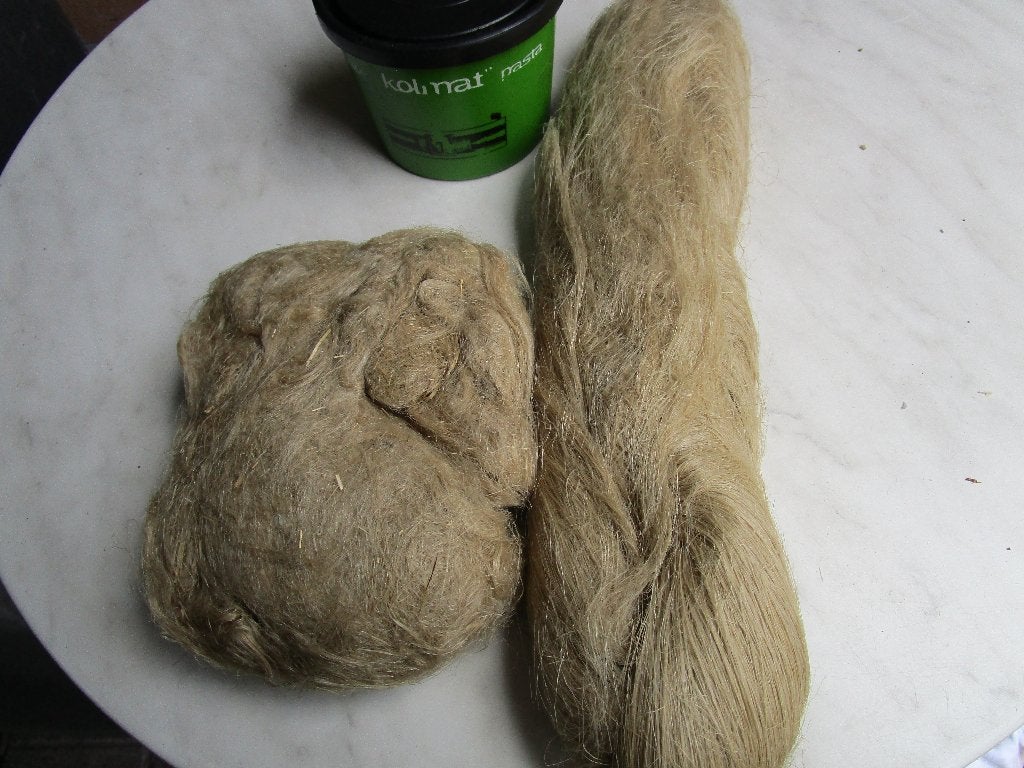 Natuurlijke isolatie: hennepvezel en Kolmat pasta, Minder dan 4 cm, Overige materialen, Gebruikt, Vloerisolatie