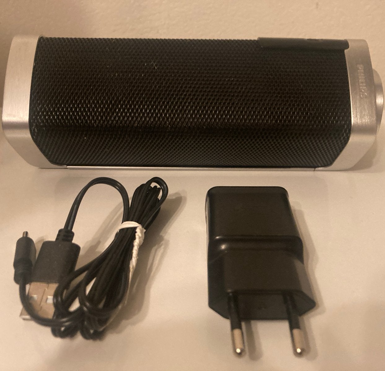 Philips Shoqbox SB7300/12 Draagbare Speaker 12W 8u accu, Audio, Tv en Foto, Luidsprekers, Philips, Gebruikt, Inclusief oplader