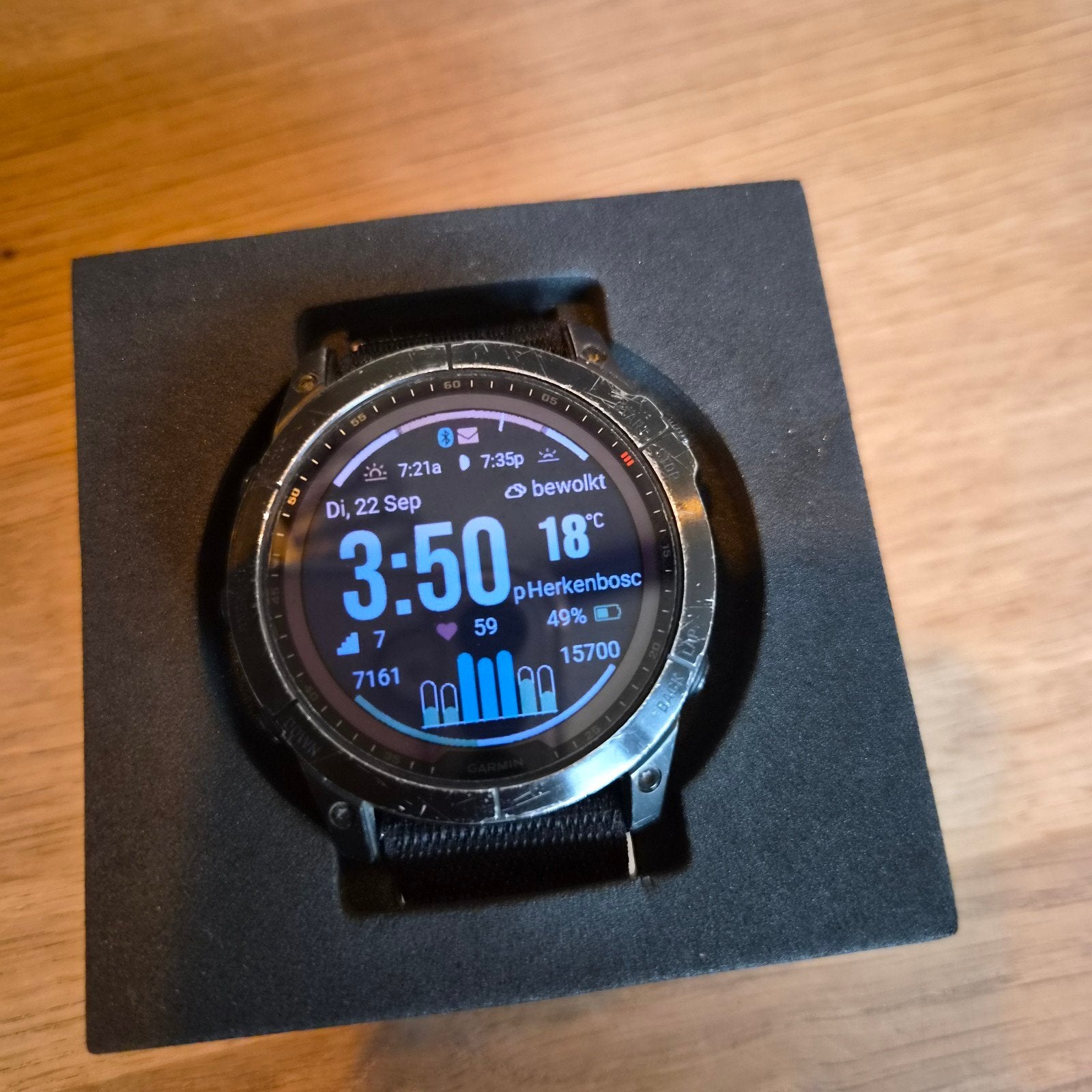 Garmin Fenix 7X Sapphire Solar, Gebruikt, Hoogte, Zwart, Garmin