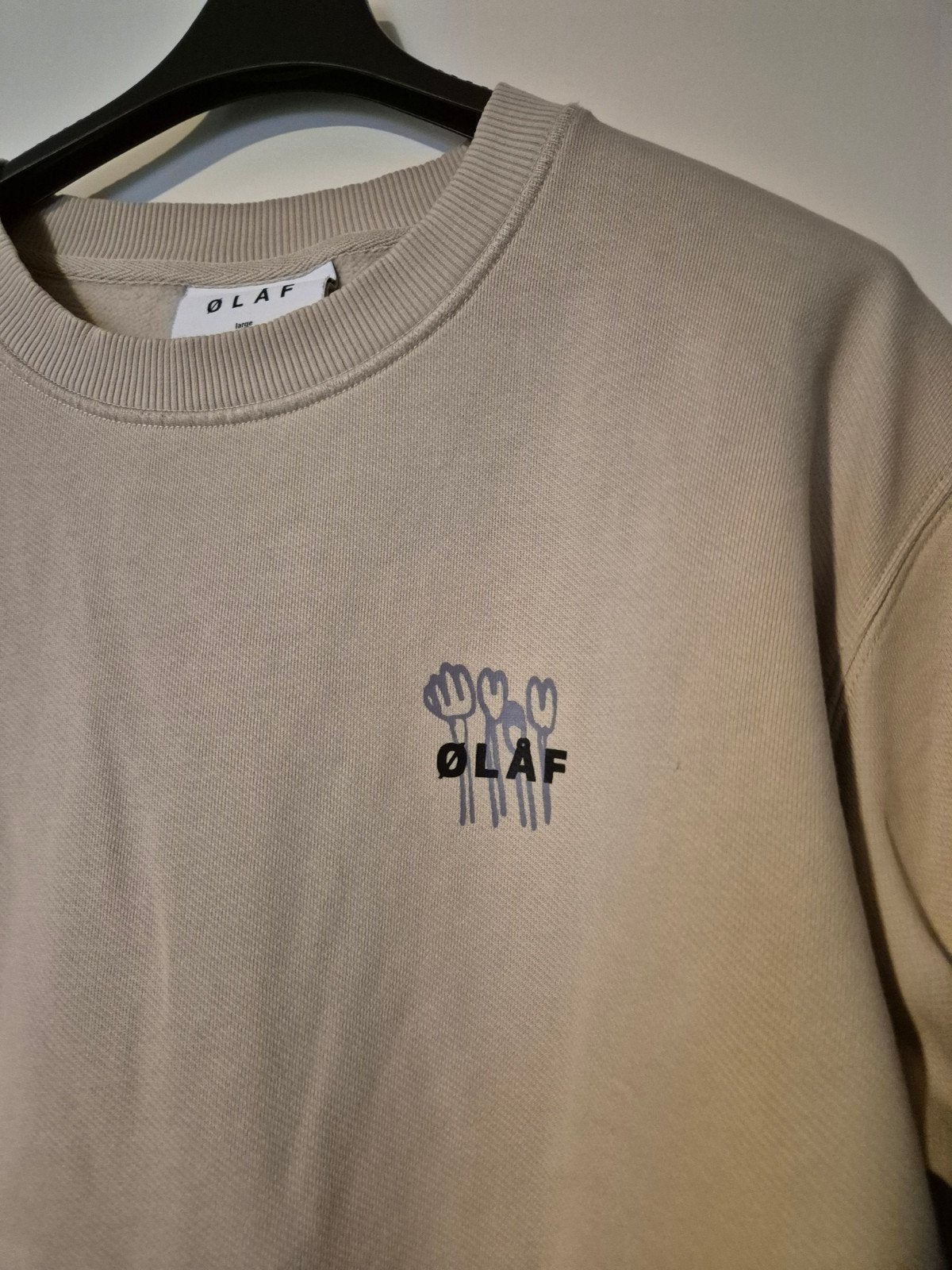 Olaf "Our Life As Friends" Sweater - Maat L, Beige, Ophalen of Verzenden, Zo goed als nieuw, Olaf