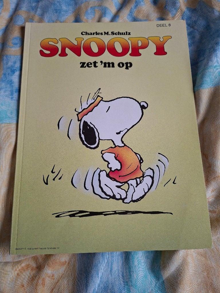 Snoopy zet 'm op, Eén stripboek, Ophalen of Verzenden