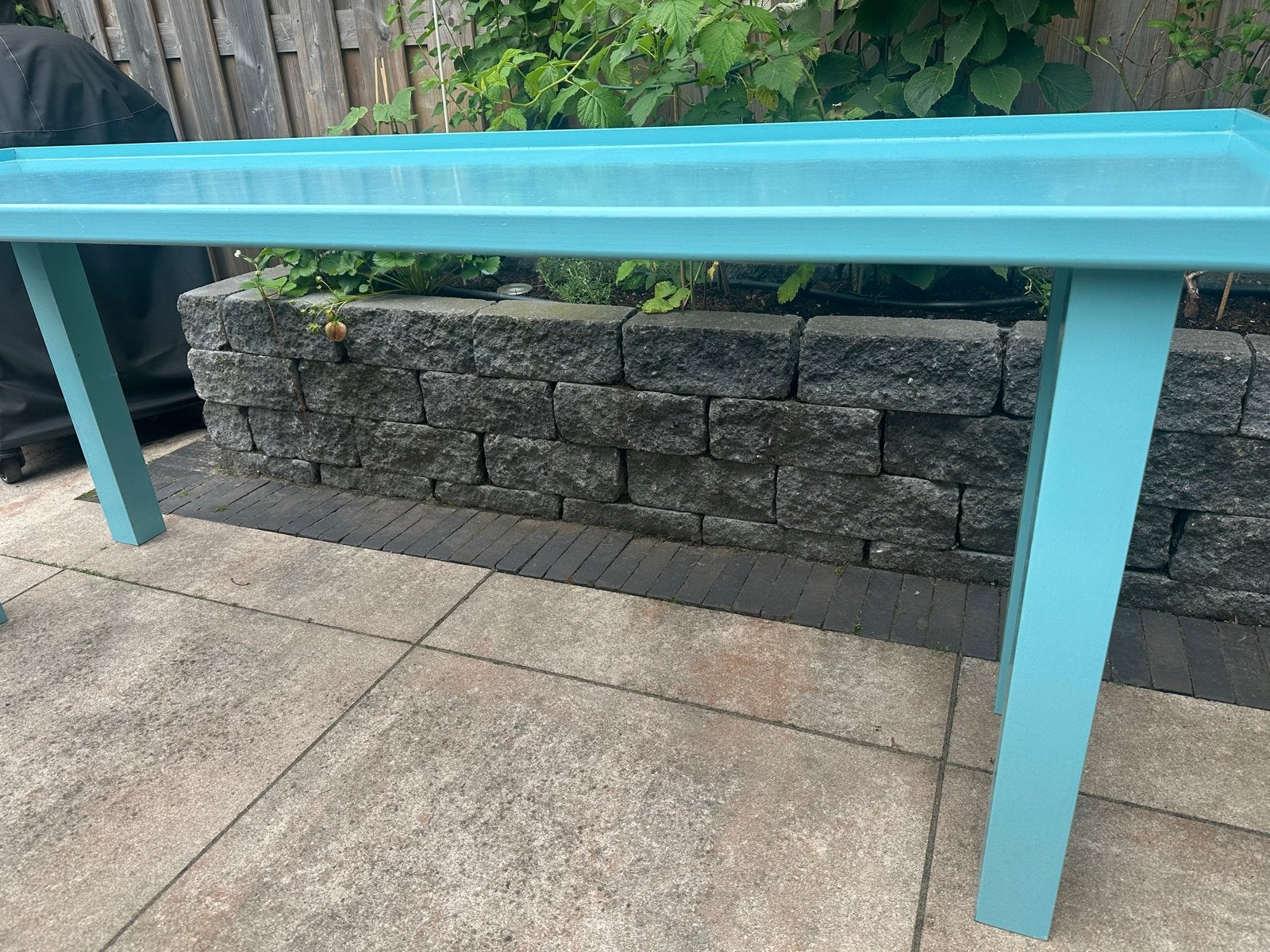 Lange smalle houten tafel, Ophalen, Gebruikt, Rechthoekig, Hout